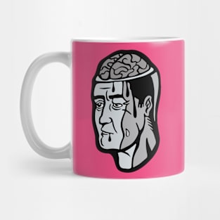 Brain Dead Cartoon head Mug